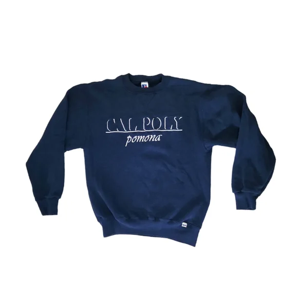Crewneck Cal Poly Alumni Sweatshirt Russell USA Made Tag Cal Poly